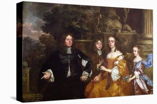 Sir John Cotton and His Family, 1660-Sir Peter Lely-Premier Image Canvas