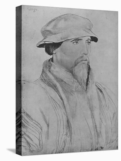 'Sir John Gage', c1532-1543 (1945)-Hans Holbein the Younger-Premier Image Canvas