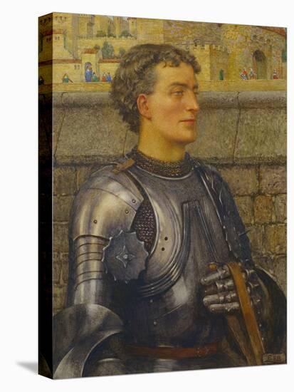 'Sir Lancelot Went Ambassador, at First, to Fetch Her, and She Took Him for the King' (Pencil, W/C-Eleanor Fortescue-Brickdale-Premier Image Canvas