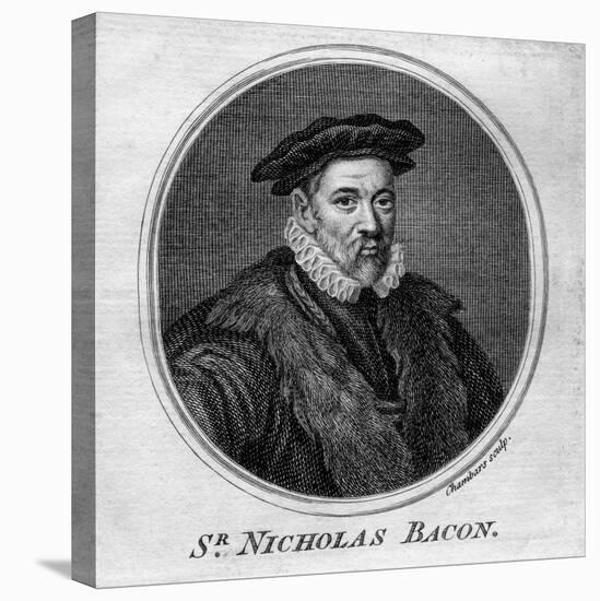 Sir Nicholas Bacon, 16th Century English Politician-T Chambars-Premier Image Canvas