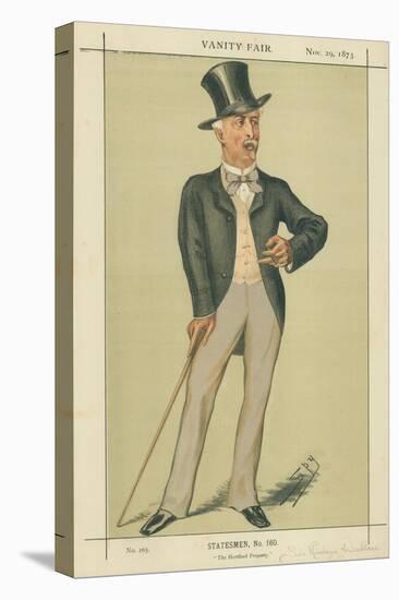 Sir Richard Wallace, the Hertford Property, 29 November 1873, Vanity Fair Cartoon-Sir Leslie Ward-Premier Image Canvas