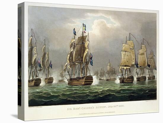 Sir Robert Calder's Action, July 22nd 1805-Thomas Whitcombe-Premier Image Canvas