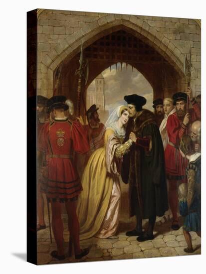 Sir Thomas Moore's Farewell to His Daughter-Edward Matthew Ward-Premier Image Canvas