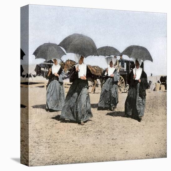 Sisters of Charity Arriving on Long Island, at Camp Wikoff During the Spanish-American War, 1898-null-Premier Image Canvas