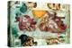 Sistine Chapel Ceiling: Creation of the Sun and Moon, 1508-12-Michelangelo Buonarroti-Premier Image Canvas