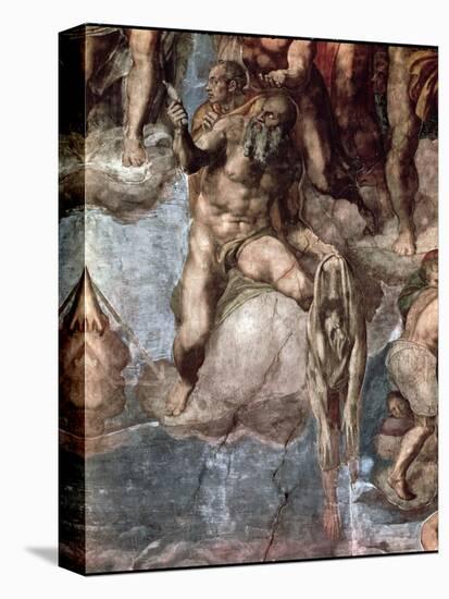 Sistine Chapel Ceiling: The Last Judgement, Detail of St. Bartholomew Holding His Flayed Skin-Michelangelo Buonarroti-Premier Image Canvas