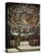 Sistine Chapel with the Retable of the Last Judgement (Fall of the Damned)-Michelangelo Buonarroti-Premier Image Canvas