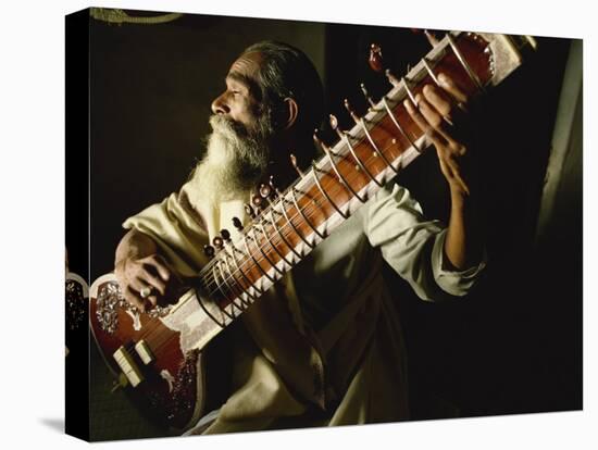 Sitar Player, India-John Henry Claude Wilson-Premier Image Canvas