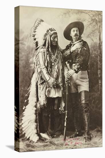 Sitting Bull and Buffalo Bill, 1885-Canadian Photographer-Premier Image Canvas
