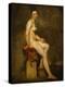 Sitting nude, also called Mlle. Rose (a professional model in the studio of Pierre-Narcisse Guerin)-Eugene Delacroix-Premier Image Canvas