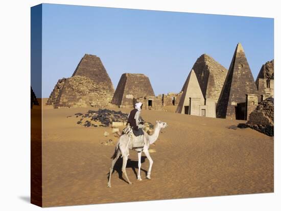 Situated a Short Distance East of Nile, Ancient Pyramids of Meroe are an Important Burial Ground-Nigel Pavitt-Premier Image Canvas