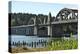 Siuslaw River Bridge, Old Town, Florence, Oregon, USA.-Michel Hersen-Premier Image Canvas
