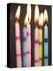 Six Lit Birthday Candles-Tom Grill-Premier Image Canvas