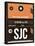 SJC San Jose Luggage Tag II-NaxArt-Stretched Canvas