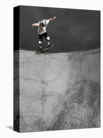 Skateboarder Performing Tricks-null-Premier Image Canvas