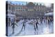 Skating,Midday, Somerset House, 2013 (oil on canvas)-Andrew Macara-Premier Image Canvas