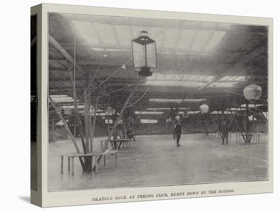 Skating Rink at Peking Club, Burnt Down by the Boxers-null-Premier Image Canvas