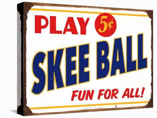 Skeeball Sign-Retroplanet-Premier Image Canvas