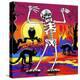 Skeleton Dance-Howie Green-Stretched Canvas