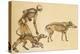 Skeletons of Man, Dog, Wild Boar, 1860-Science Source-Premier Image Canvas