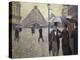 Sketch for Paris Street; Rainy Day, 1877-Gustave Caillebotte-Premier Image Canvas