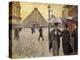 Sketch for Paris Street; Rainy Day, 1877-Gustave Caillebotte-Premier Image Canvas