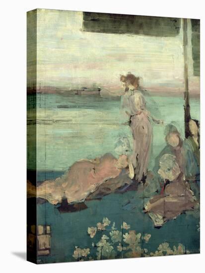 Sketch for 'The Balcony' (Oil on Panel)-James Abbott McNeill Whistler-Premier Image Canvas