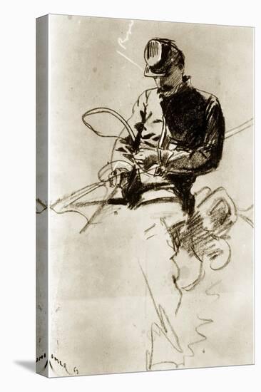 Sketch of a Cavalry Soldier (Civil War)-Winslow Homer-Premier Image Canvas