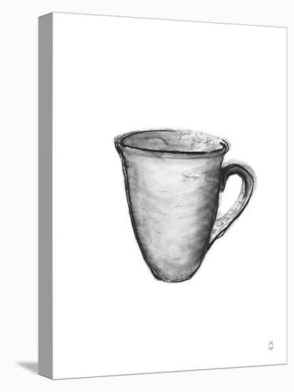 Sketched Cup - Calm-Manny Woodard-Stretched Canvas