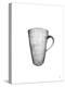 Sketched Cup - Quiet-Manny Woodard-Stretched Canvas