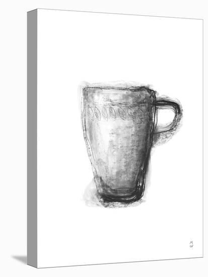 Sketched Cup - Relax-Manny Woodard-Stretched Canvas