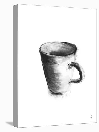 Sketched Cup - Unwind-Manny Woodard-Stretched Canvas