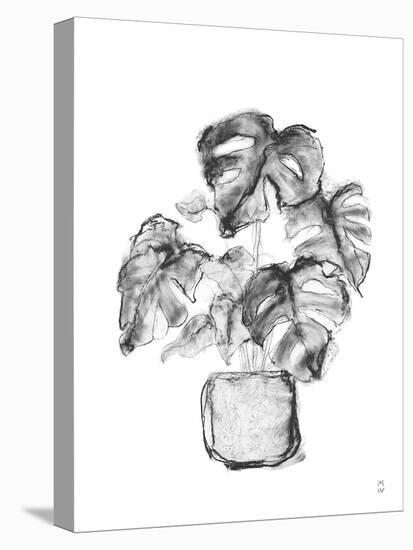 Sketched Houseplant - Grow-Manny Woodard-Stretched Canvas
