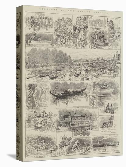 Sketches at the Henley Regatta-Alfred Courbould-Premier Image Canvas