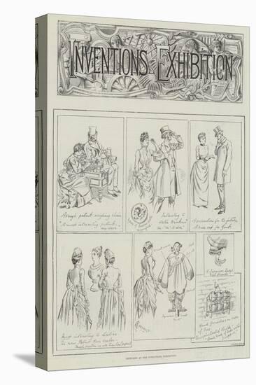 Sketches at the Inventions Exhibition-Alfred Courbould-Premier Image Canvas