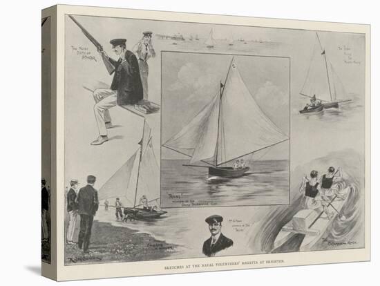 Sketches at the Naval Volunteers' Regatta at Brighton-Ralph Cleaver-Premier Image Canvas