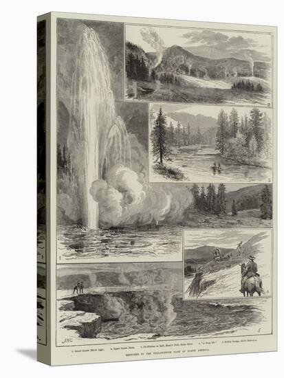 Sketches at the Yellowstone Park of North America-Alfred W. Cooper-Premier Image Canvas