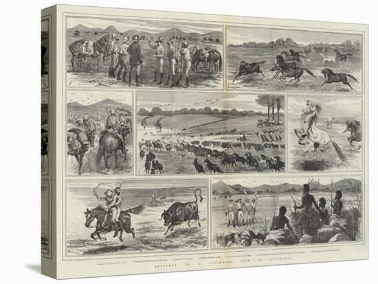 Sketches of a Stockman's Life in Australia-Alfred Courbould-Premier Image Canvas