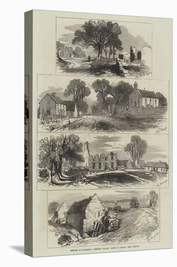 Sketches of Goldsmith's Deserted Village, Lishoy or Auburn, Near Athlone-Edmund Morison Wimperis-Premier Image Canvas
