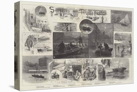 Sketches of the Thames Police-Henry Charles Seppings Wright-Premier Image Canvas