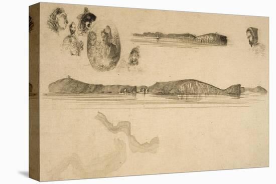 Sketches on the Coast Survey Plate-James Abbott McNeill Whistler-Premier Image Canvas