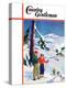 "Ski Break," Country Gentleman Cover, January 1, 1939-Charles Hargens-Premier Image Canvas