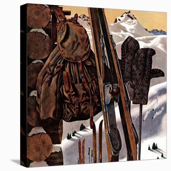 "Ski Equipment Still Life," February 3, 1945-John Atherton-Premier Image Canvas