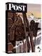 "Ski Equipment Still Life," Saturday Evening Post Cover, February 3, 1945-John Atherton-Premier Image Canvas