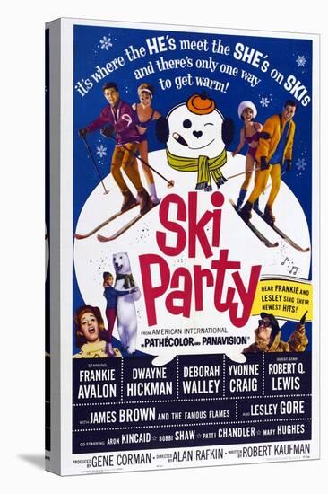 Ski Party, 1965-null-Stretched Canvas