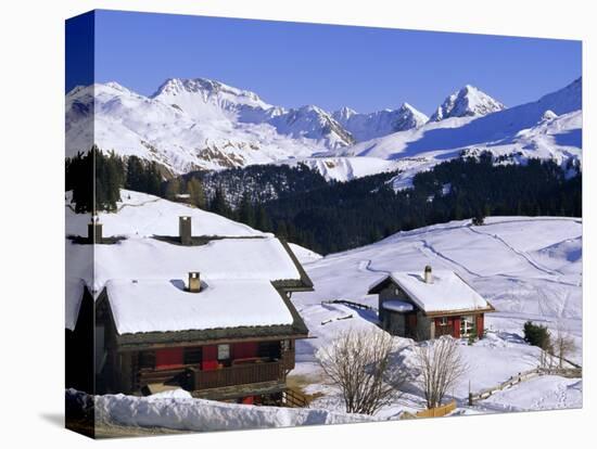 Ski Resort, Arosa, Graubunden Region, Swiss Alps, Switzerland, Europe-John Miller-Premier Image Canvas