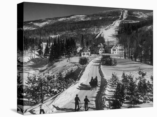 Ski Resort on Mont Tremblant in the Province of Quebec-Alfred Eisenstaedt-Premier Image Canvas