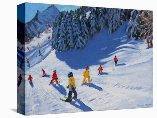 Ski School, Morzine, 2015-Andrew Macara-Premier Image Canvas