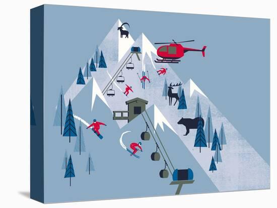 Ski Slopes-null-Premier Image Canvas