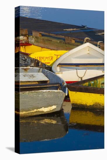 Skiffs at the Dock in Pamet Harbor in Truro, Massachusetts. Cape Cod-Jerry and Marcy Monkman-Premier Image Canvas